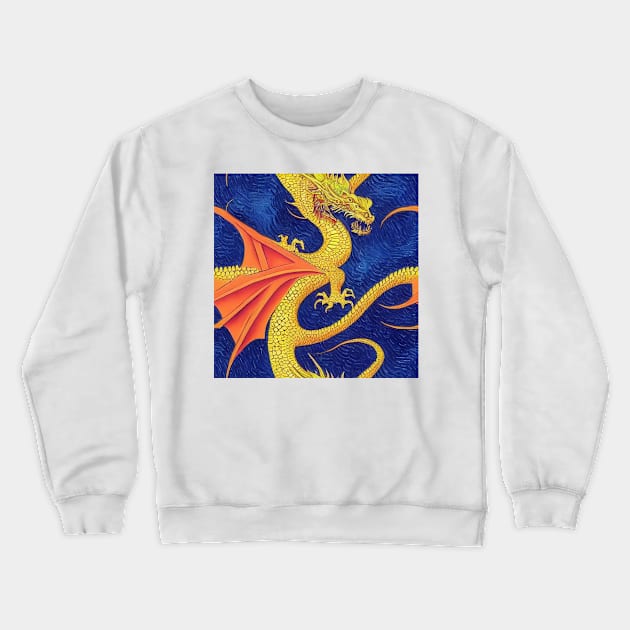 Dragon Scales, Fifty-Three: Crewneck Sweatshirt by EverythingSings.Art